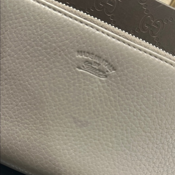 Gucci Gray Leather Bamboo Tassel Zip Around Long Wallet - Picture 5 of 13